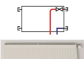 VK radiators with bottom connection
