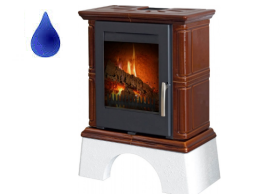 Tiled hot water stoves