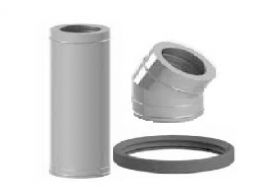 Stainless steel chimneys - average 80mm