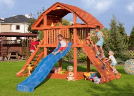 Playgrounds, houses and swings