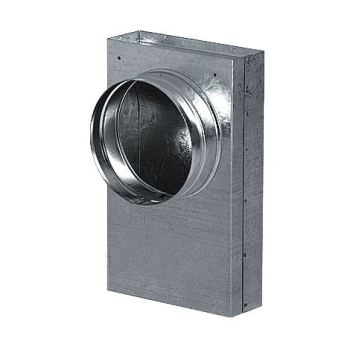 Redukce hranatá 150x50 mm 90*, kanál - flex 150 mm