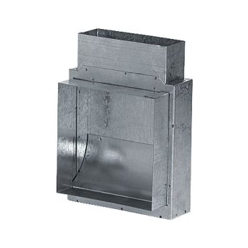 Redukce hranatá 150x50 mm 90*, kanál - mřížka