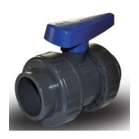 Ventil kulový dvojcestný lep/lep 50 mm - ITL