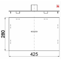 Náhradní díl pro HAAS+SOHN - ADRIA mini,béžová keram.- Clona