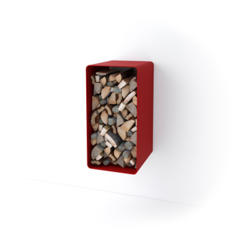 Stojan na dřevo FLAMINGO DELUXE ® 1, červená (Malia)