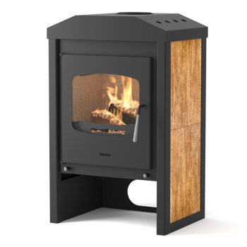 Krbová kamna FLAMINGO ® VEGA dlažba Ořech