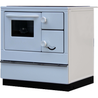 Sporák na tuhá paliva Thorma OKONOM 85 FIKO De Luxe bílý levý bílá