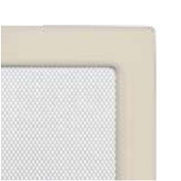 Kratki mřížka krémová lakovaná 17x17 bez žaluzie