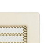 Kratki mřížka krémová lakovaná 17x37 s žaluzií