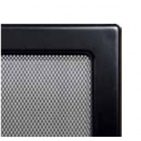 Kratki mřížka černá lakovaná 22x45 bez žaluzie