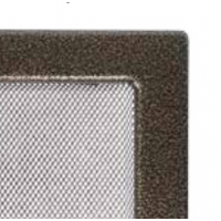 Kratki mřížka černo-zlatá lakovaná 11x11 bez žaluzie