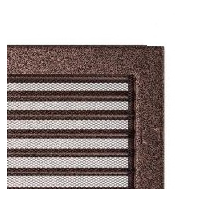 Kratki mřížka měděná lakovaná 17x30 s žaluzií