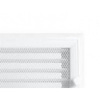 Kratki mřížka Oskar bílá lakovaná 22x22 s žaluzií