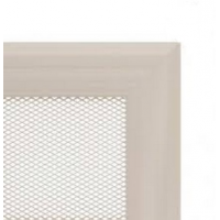 Kratki mřížka Oskar krémová lakovaná 22x22 bez žaluzie