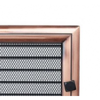 Kratki mřížka Oskar měď galvanizovaná 17x49 s žaluzií