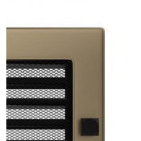 Kratki mřížka zlatá galvanizovaná 17x17 s žaluzií