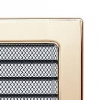 Kratki mřížka pozlacená 22x22 s žaluzií