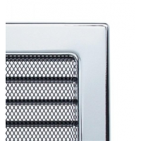 Kratki mřížka niklovaná 22x45 s žaluzií