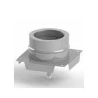 Základová deska se spodním odtokem kondenzátu KS401 180 mm (síla plechu 1,0 mm + izolace 50 mm)