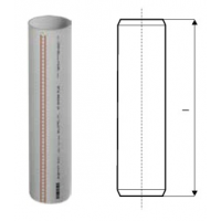 HTGL trubka bez hrdla DN 160/5000mm