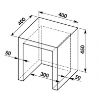 Nika uzavřená 400x450mm - lehčená