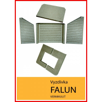 Náhradní díl pro krbová kamna Vyzdívka pro krbová kamna Falun, Alvesta, Landshut, Kiruna II - Thorma