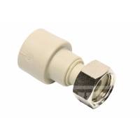 PPR - PŘECHODKA PLASTOVÁ S PŘEVLEČNOU MATICÍ D 25x3/4