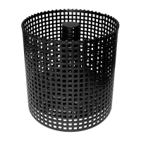 Pellet inser basket, steel, coated black