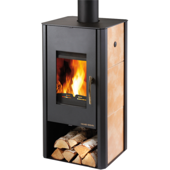 HAAS+SOHN - MANTOVA AL II s výměníkem - černá, béžová dlažba