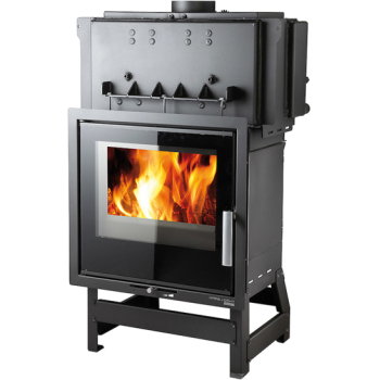 HAAS+SOHN - VESUVIO II/15/2S s výměníkem - černá/potisk skla