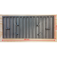 LA NORDICA - horní litinová vyzdívka s výstupky pro deflektor _ROSSELLA R1; LUNA; LOLA; NORVEGIA; SVEZIA; STEFANY