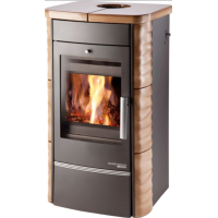 HAAS+SOHN - ALYTUS II s výměníkem - antracit/kachle havana