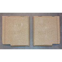 JOTUL - Side burn plate Kit (Left and Right 2 piece set) for F100 ECO
