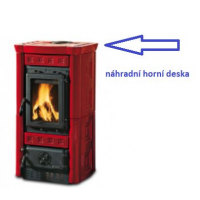 La Nordica - náhradní velká horní kachle pro kamna GAIA - bordo