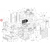 La Nordica - náhradní litinová dvířka topeniště ROSETTA