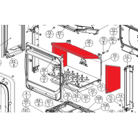 JOTUL - Vermiculite set - parts, Baffle and Side Burn Plates for F 305