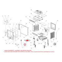La Nordica - náhradní popelník pro Focolare 70