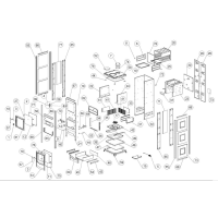 La Nordica - cast iron lining for the firebox TermoRossella Plus Forno - Termorosa, 350x140mm