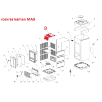 La Nordica - horní deflektor spalin pro kamna MAX