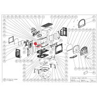 Jotul - grate for F 400 ECO / F 500 ECO