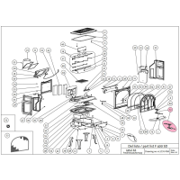 JOTUL - Latch compl w-wooden knob BP - F 400