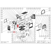 JOTUL - F 400 ECO - BURN PLATE SIDE - left