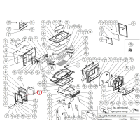 Jotul - náhradní součástka pro kličku na boční dveře F 500 CB