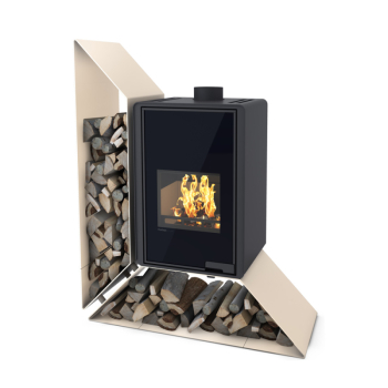 Krbová kamna FLAMINGO DELUXE ® KAMPA levá, krémová