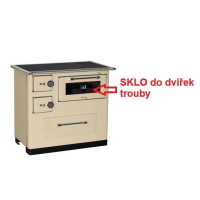 MBS - oven door glass I00119 150x360mm, SD 10 NEW LINE