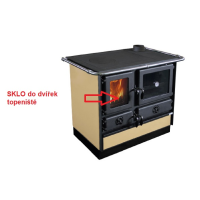 MBS - firebox door glass I00082 223x283mm, SD MAGNUM / THERMO MAGNUM / OLYMP / OLYMPIA