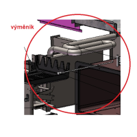 MBS - výměník těleso S01289 pro sporák THERMO MAGNUM pravý, MBSND 150265