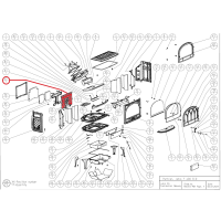 JOTUL - burn plate rear for F 400 ECO