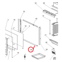 La Nordica - náhradní spodní profil pro FOCOLARE 70