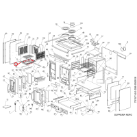 La Nordica - náhradní vnější rošt pro sporák SUPREMA